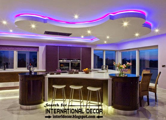 kitchen led ceiling light 16 inch bronze