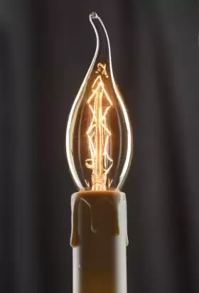 Bent Tip Candle Filament Bulb 40W