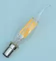 LED Candle Flame Filament Bulb 4w B15