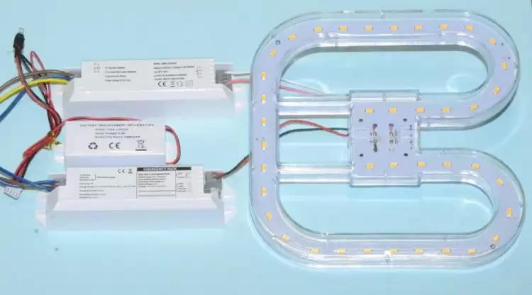 2D LED 4 Pin Emergency D-Shape 16W