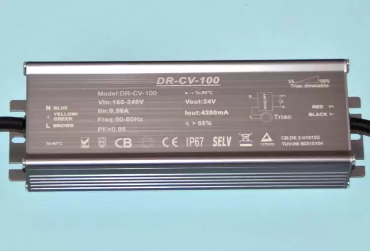 24v Mains Dimmable LED Driver - 100w