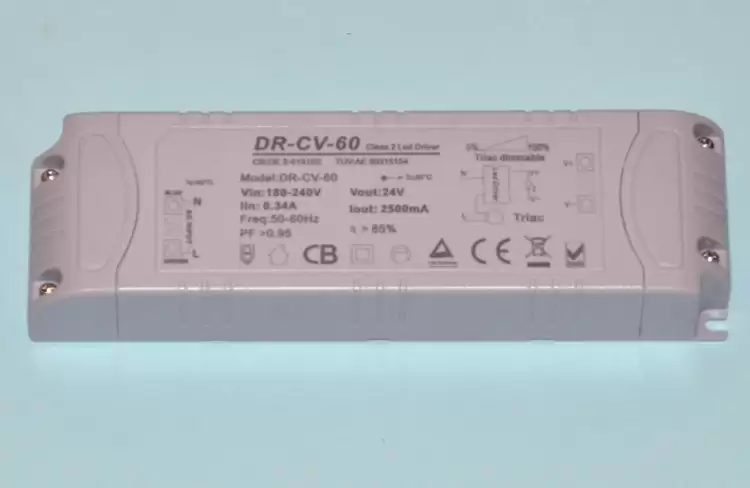 24v Mains Dimmable LED Driver - 60w