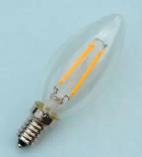 6w SES - LED Dimmable Candle Filament Bulb