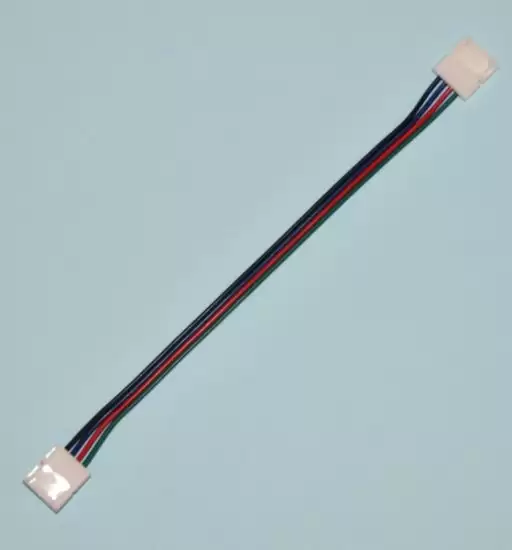 LED Tape Connector RGB 2 end wire