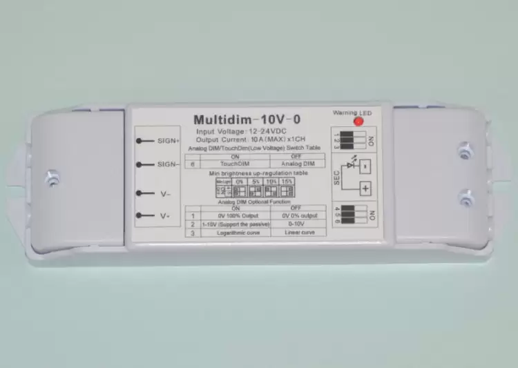 Multidim 0/1-10v and touch LED driver contoller