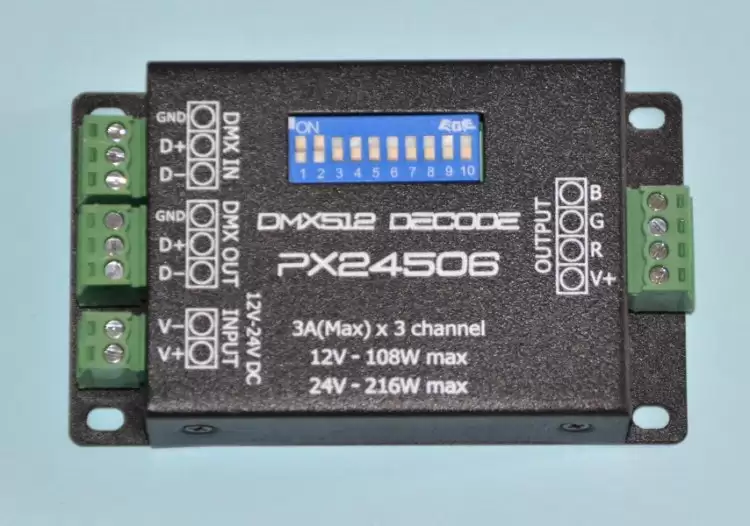 PX24506 - DMX 512 Decoder and driver