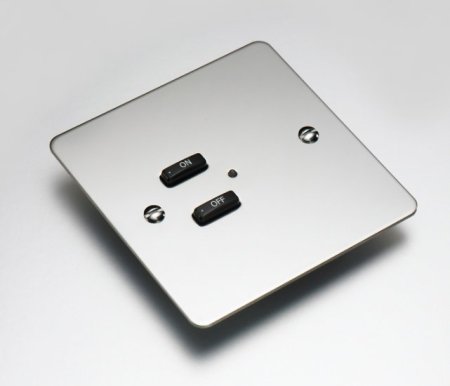 (image for) Rako - Mirrored Stainless Steel cover plate Kit - RVF-070-MSS