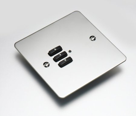 (image for) Rako - Mirrored Stainless Steel cover plate Kit - RVF-070-MSS