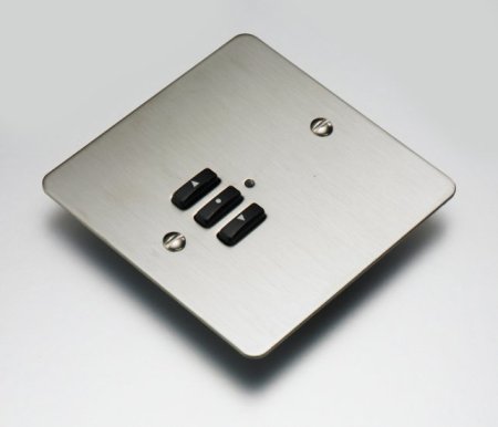 (image for) Rako - Mirrored Stainless Steel cover plate Kit - RVF-070-MSS