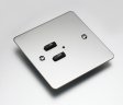 (image for) Rako - Mirrored Stainless Steel cover plate Kit - RVF-070-MSS