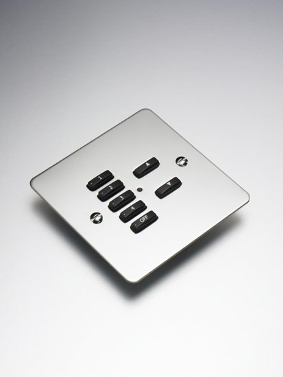 (image for) Rako - Mirrored Stainless Steel cover plate Kit - RVF-070-MSS