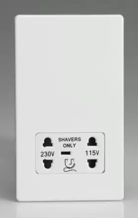 Varilight Shaver Socket XDQSSWS